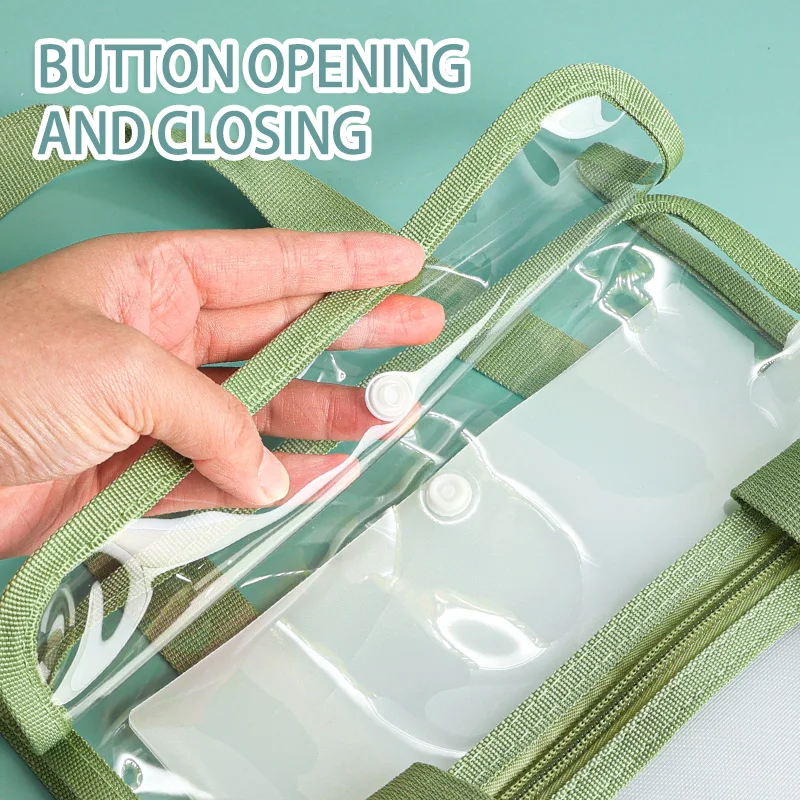 HUAJIE A4 투명 아코디언 파일 폴더, 학생 주제 Stora를 위한 13 포켓 수직 휴대용 확장 문서 주최자