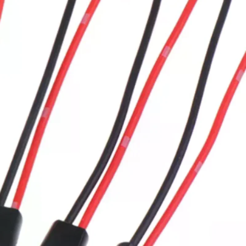 

5 шт. T5 светодиодный патрон для лампы для 1,2 Вт W3W шириной приборный светильник, светодиодный разъем T5, удлинительные кабели, жгут проводов