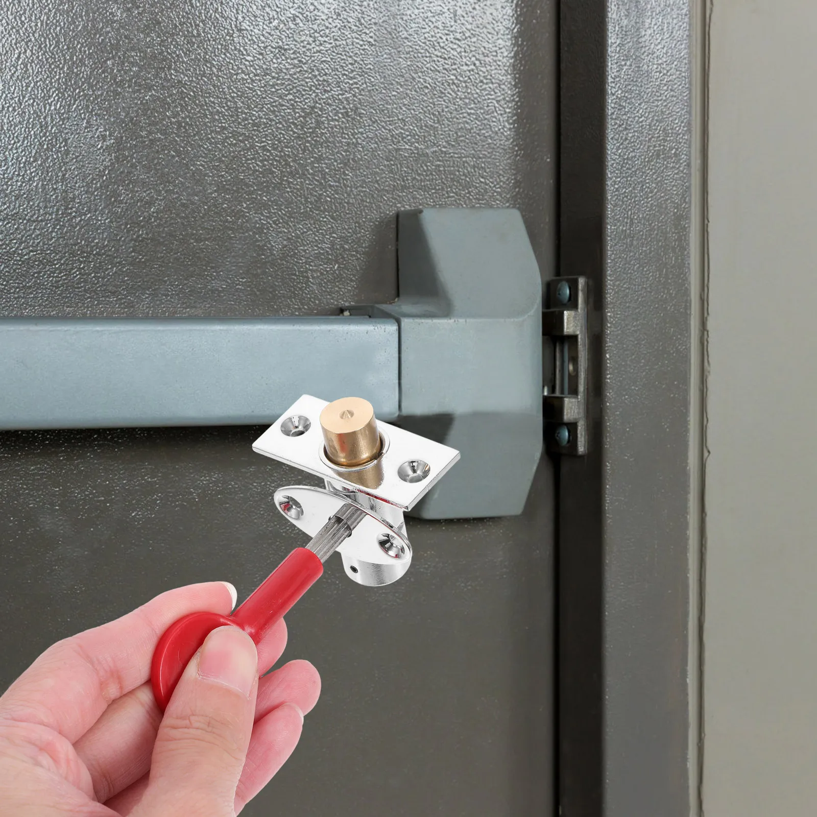 

Fire Door Zinc Alloy Manager Lock System Hidden Mortise Lock Stainless Steel Core Latch Flat Tongue Hardware Door