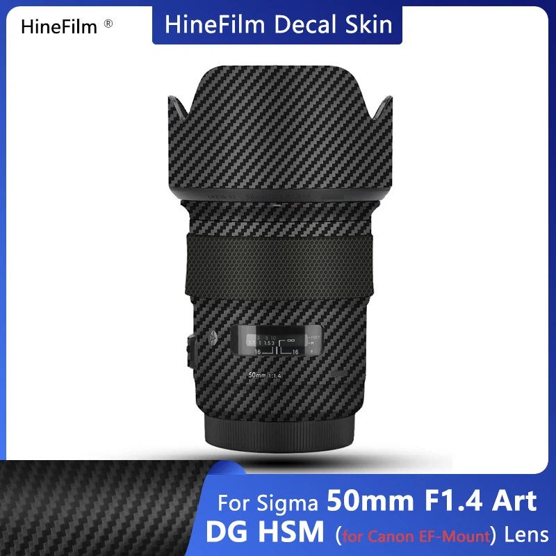 Sigma 50 f1.4 EF Mount Lens Decal Skins sigma 50mm 1.4 art Wrap Cover for Sigma 50mm f/1.4 DG HSM Art Lens Premium Sticker 50Art