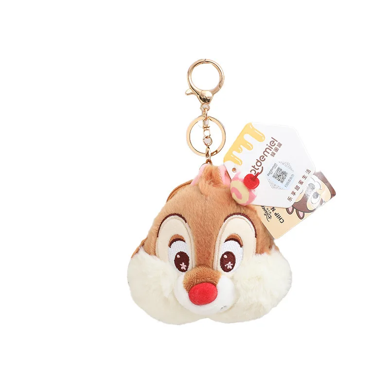 Disney Anime Chichititi Pendant Spring Cherry Blossom Series Plush Toy Doll Coin Purse Keychain Christmas Birthday Gifts For Kid