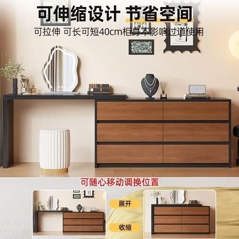 Dresser, bedroom, small apartment storage, bedside chest, integrated makeup table