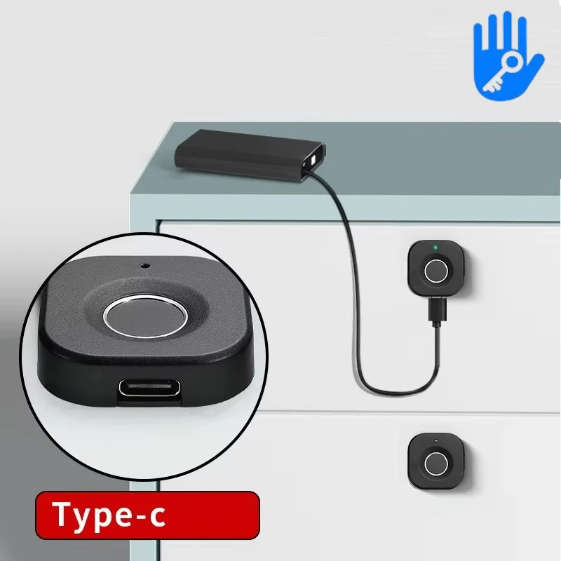 TTlock BLE APP فتح قفل بصمة الإصبع الذكي قفل درج البيومترية مع بصمة TTlock APP فتح قفل الباب الذكي