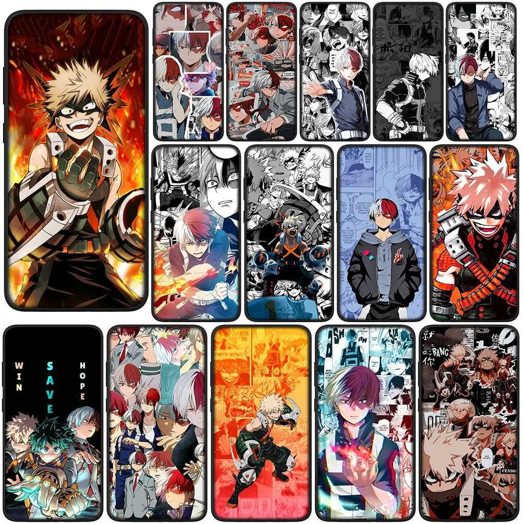 Boku My Hero Academia BNHA Shoto Todoroki Cover Phone Case for Samsung Galaxy S23 S22 S21 S20 Fe Ultra S8 Plus M21 + Casing