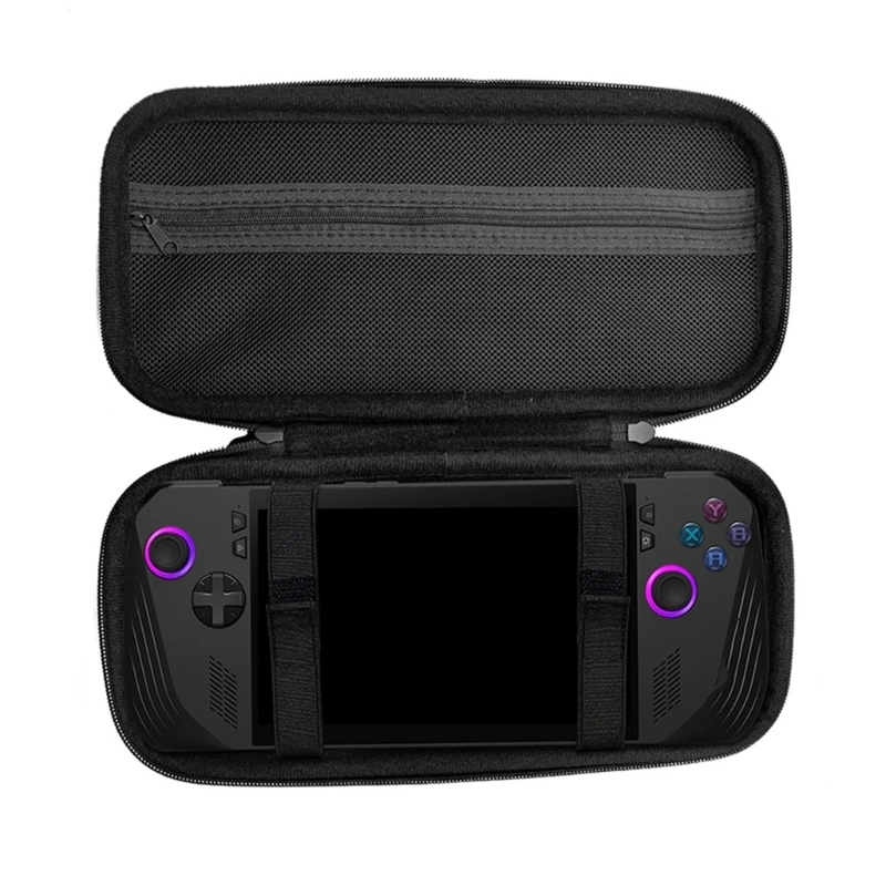 Protective Carrying Case For ASUS ROG Ally X Handheld Game Console Portable EVA Storage Bag Wth Handle & Mesh Pocket