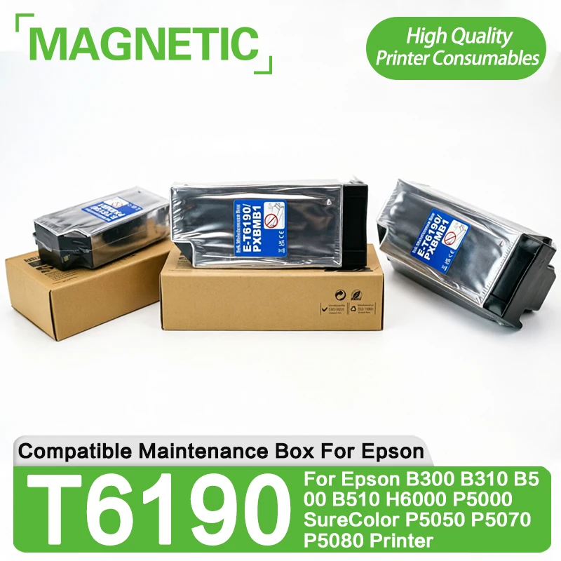 T6190 C13T619000 Wartungsbox für Epson Stylus Pro 4900 4910 B-300 B-310N B-500DN B-510DN SureColor P5000 P5080 Drucker