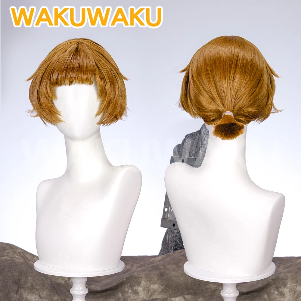 Maddie Nolen Cosplay Anime Arcane Cosplay WakuWaku Women 32cm Short Hair Arcane Season 2 Maddie Cosplay LOL Wig Free Cap