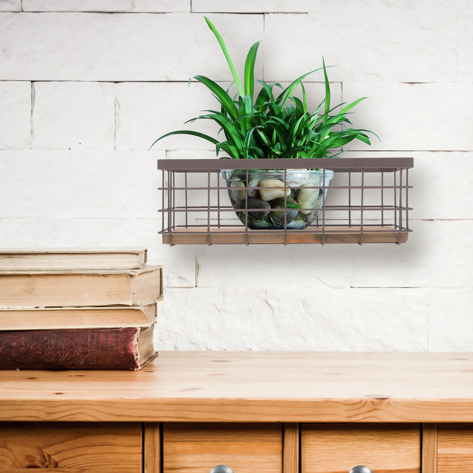 

Iron Storage Box Hanging Basket Hollow Container Desktop Wire Holder Cosmetics ganizer Large Capacity Easy Clean Home