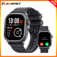 KOSPET PULSE Smart Watch For Men Women Waterproof Bluetooth Call 180 Freestyle Training Modes Accurate Health Fitness Monitoring