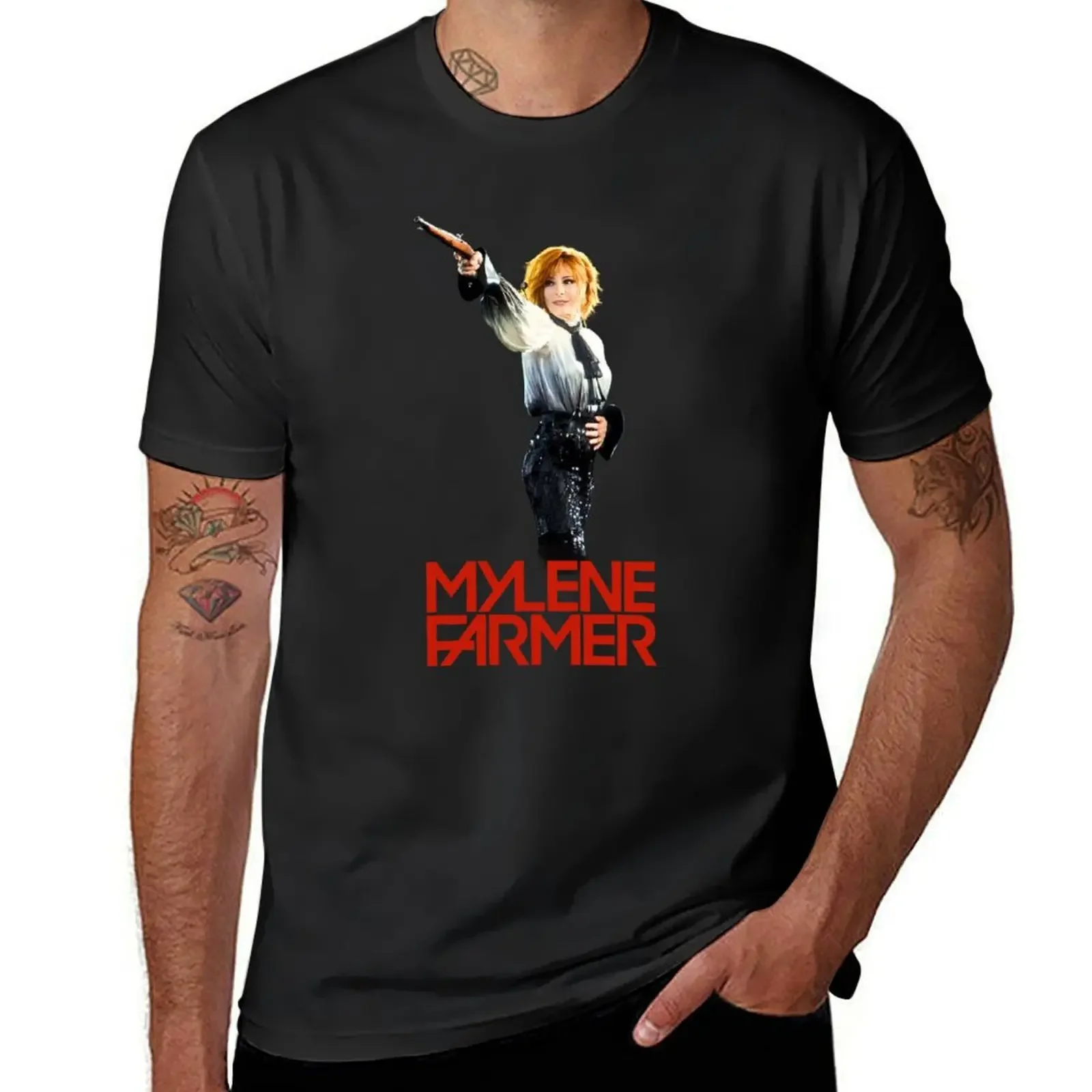 

Mylène Farmer Nevermore concert 2023 T-Shirt plus size clothes tops summer clothes graphics shirts men graphic
