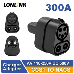 LONLINK EV Caricatore Adattatore CC CCS1 A Tesla Convertitore per veicoli elettrici Stazione di ricarica COMBO CCS Convertitore da 1 a Tpc Modello X/Y/S