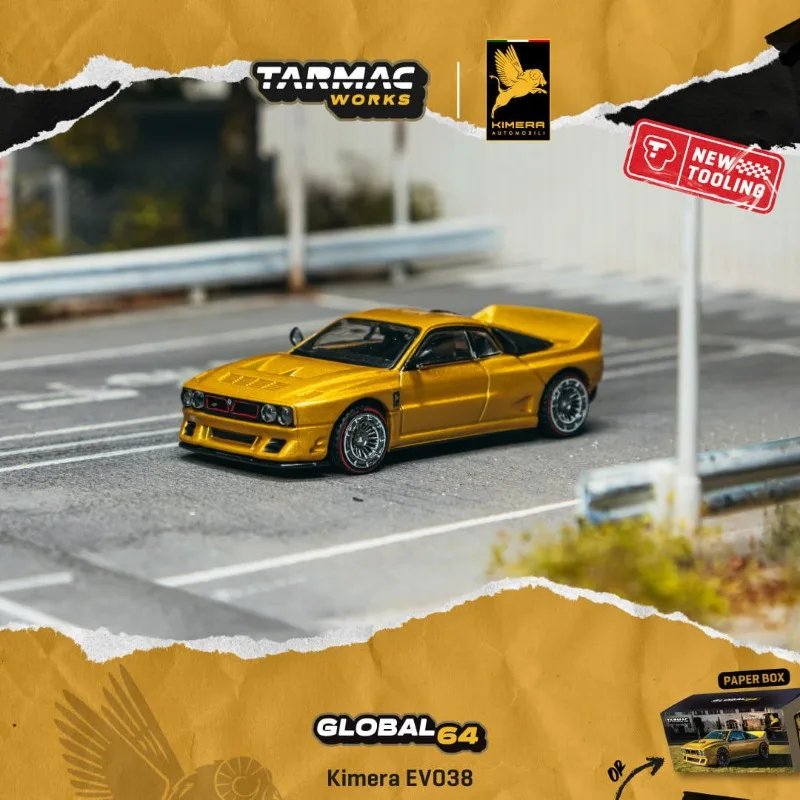 

Pre-sale TW 1:64 Lancia Kimera EVO37 cast alloy replica car model, for boys' toys and adult collection display items.