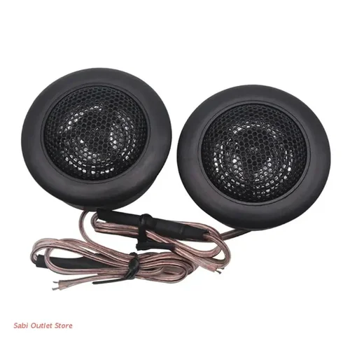 Imagen 2 del producto 1 par de altavoces Tweeter para coche de 120w, sistema para coche, altavoz Tweeter súper ruidoso