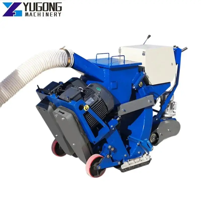 Portable Concrete Paver Shot Blasting Machine Rust Removal Mobile Blaster Min Steel Plate Sheet Shot Blasting Cleaning Machine