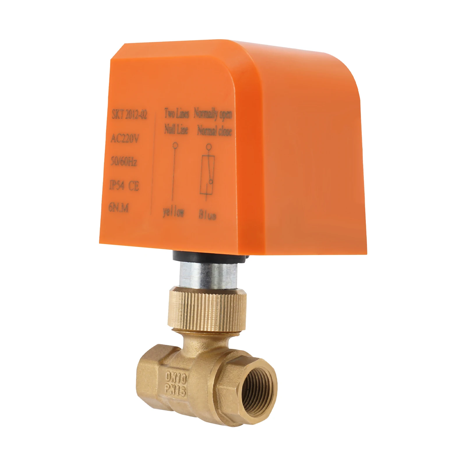 

(Clearance Sale!) 3/8" Motorized Ball Valve N/C Brass Electric Ball Valve 220V Normally Closed Actuator for Fluid Control & Industrial Automation Motorized Ball Valve 2-wire Normally Closed