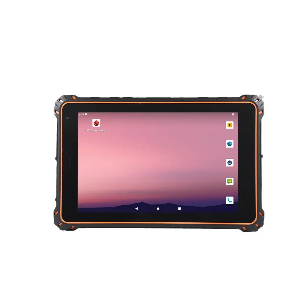 Drop-resistant reinforced 8-inch three-proof industrial tablet, waterproof NFC tablet Android  system