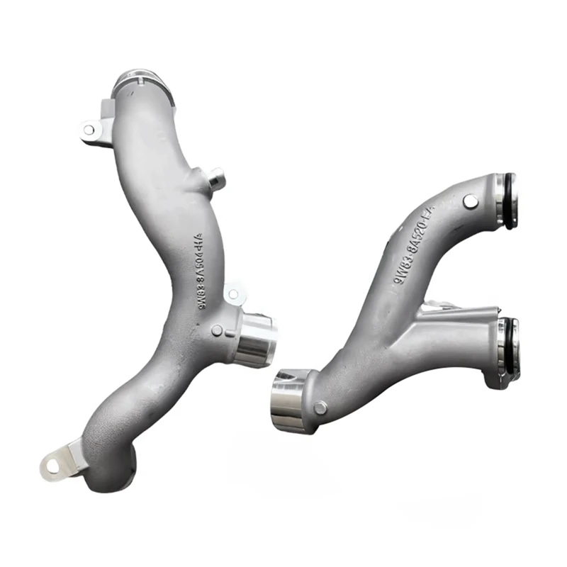 Super Sale LR186859 AJ814311 LR186917 AJ814312 2PCS Reinforced Thermostat Aluminum Water Pipe for Land Rover Jaguar