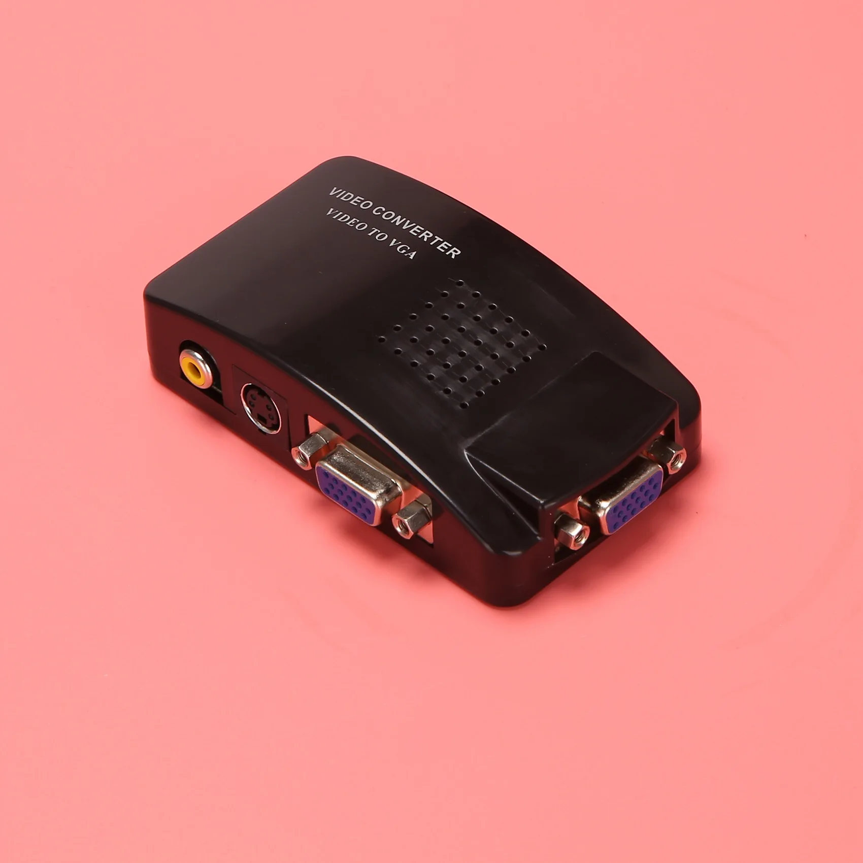 Адаптер AV-VGA Конвертер VGA Композитный ПК S-Video AV-вход в ПК VGA ЖК-выход Конвертер Переключатель