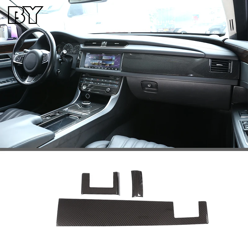 

For Jaguar XF/XFL 2016-2020 LHD Auto Accessories Center Console Dashboard Trims Cover ABS Dash Decor Panel Sticker