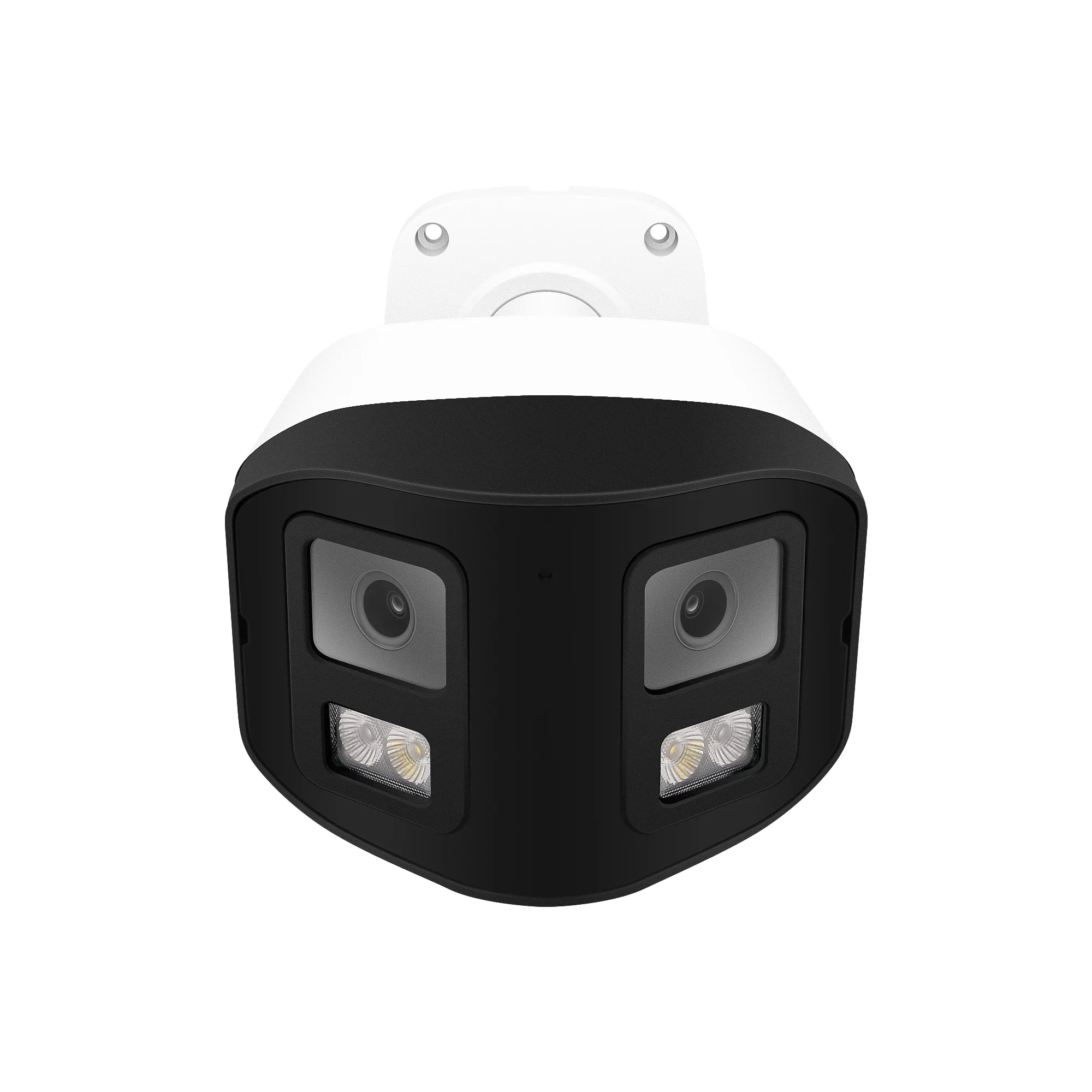 Telecamera IP POE panoramica a doppia luce 4K 8MP con doppia lente da 180 gradi Con audio bidirezionale e slot per scheda SD