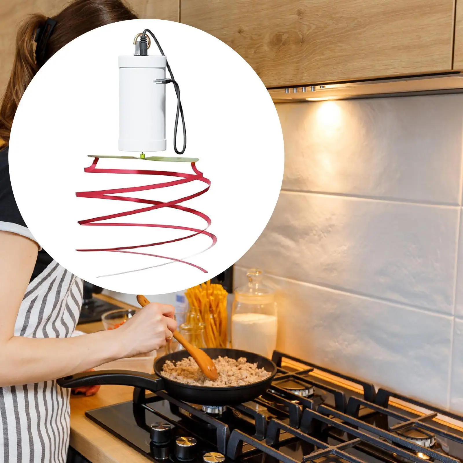 يطير مروحة السقف قابلة للشحن في الهواء الطلق يطير المشجعين وجبة والطعام يطير المشجعين الغذاء حامي مروحة السقف لطاولة المنزل خارج التخييم #5