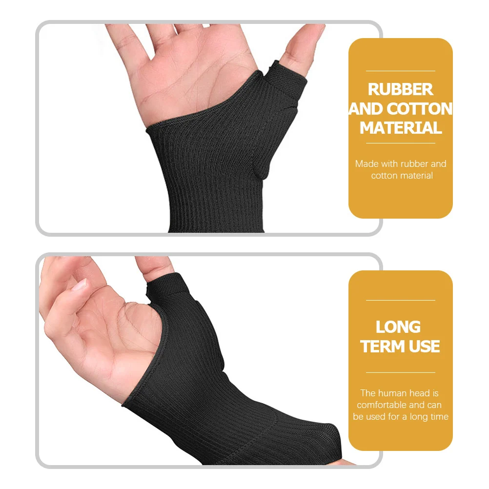 

1 Pair Wrist Thumb Support Gloves Breathable Compression Sleeve For Arthritis Wrist Brace Daily Use Sports
