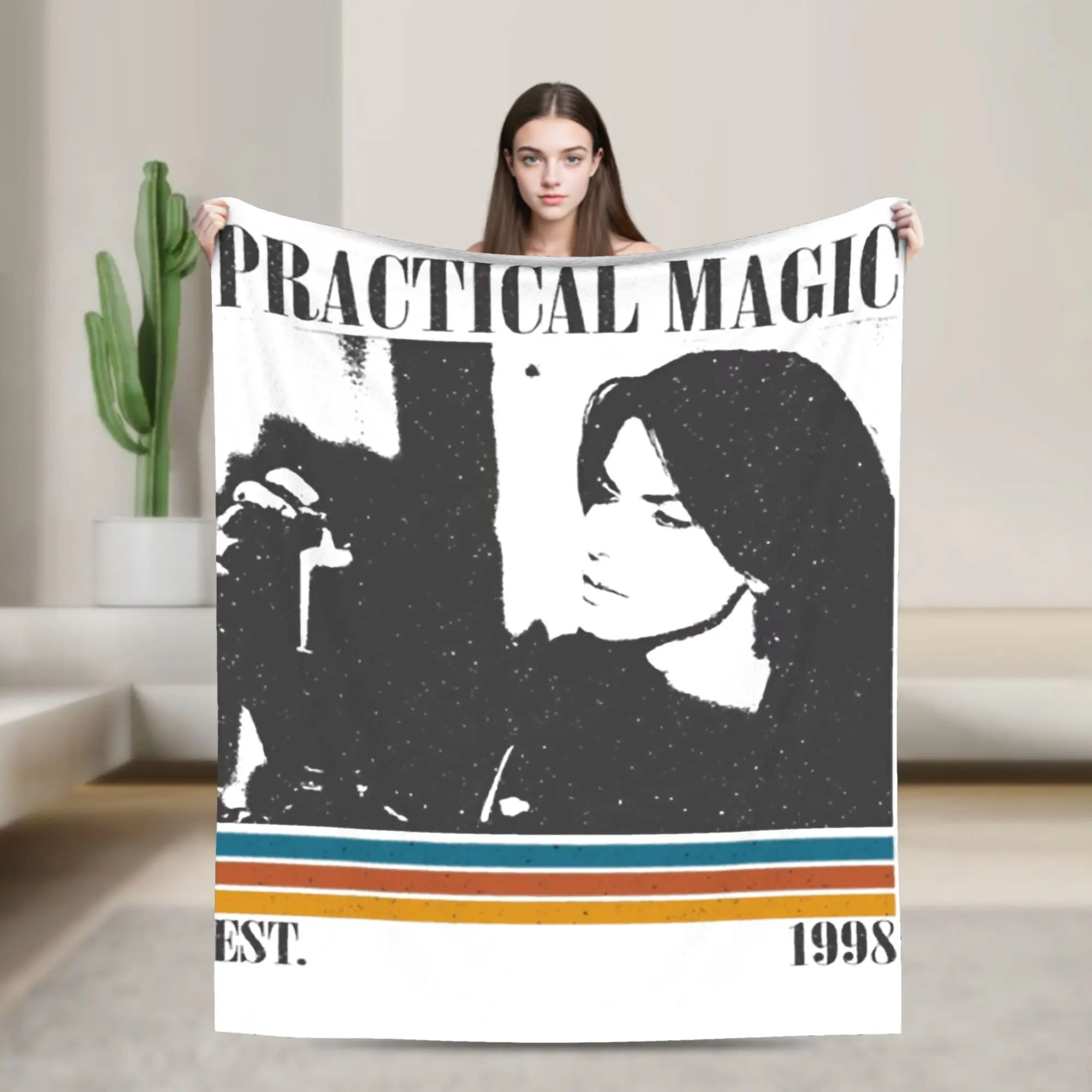 Practical Magic Sandra Bullock Blankets  Wool Awesome Breathable Throw Blanket for Bedspread  Winter