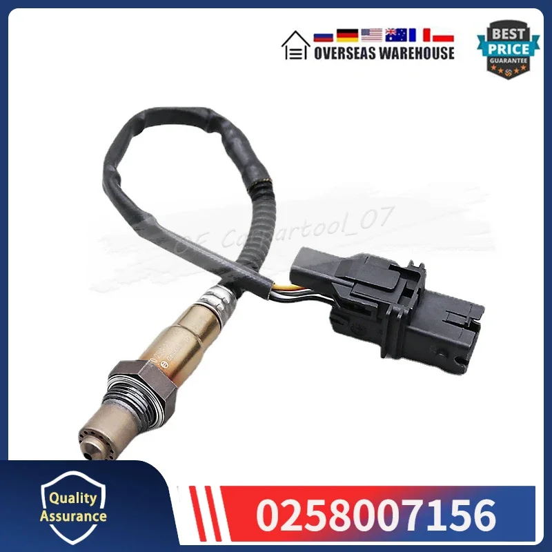 

1PCS Oxygen Sensor 0258007156 For 2002 2003 2004 2005 Alfa Romeo 156 166 GT GTV Spider 2.0L Lambda O2 SENSOR 0 258 007 156