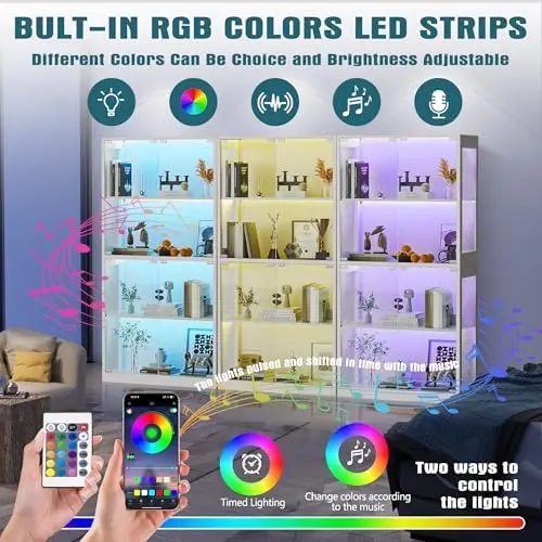 Thumbnail 3 - #4 Low Price Glass Display Cabinets Deals