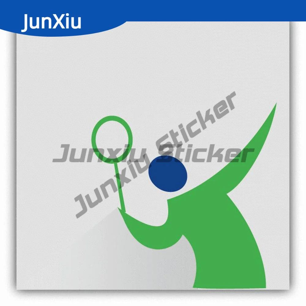 

Tennis Sport Silhouette Player Sticker Anti Scratch Exterior Decor For Car Suv Camper Bumper Truck Electric Decal Accessories