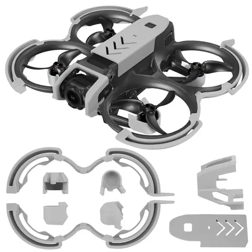 Para DJI Avata 2 Drone Juego de protección Cámara Gimbal Protector Anticolisión Parachoques Hélice Protector de tren de aterrizaje ⠀2 40.