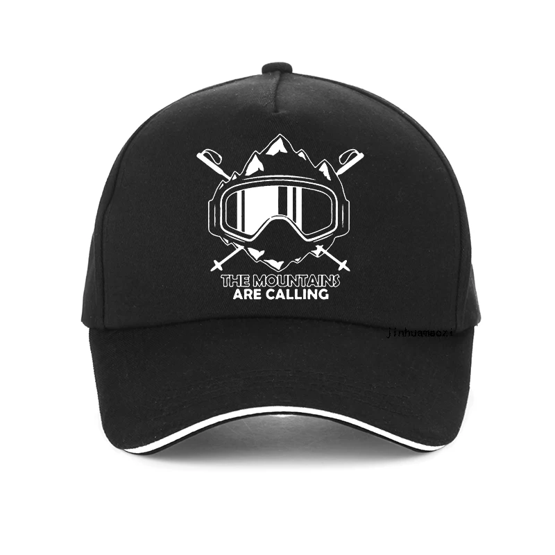 

The Mountains Are Calling Ski Snowboard Baseball Cap Adjustable Dad Hat for Outdoor Men WomenCool Unisex