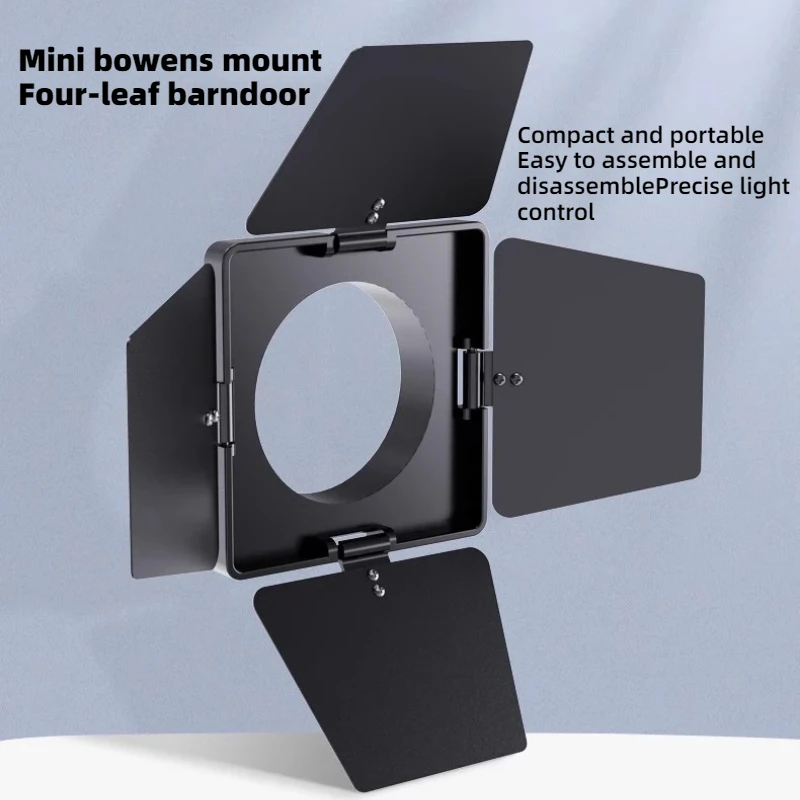 4 أوراق شفرة الخلوية شبكة ضوء فلاش صغير بوينز جبل المهنية ضوء تعديل التصوير استوديو ملحق أضواء Led