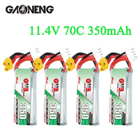 1/3/5PCS GAOGENG MAX 140C GNB 11.4V 350mah Lipo Battery XT30 For BETAFPV Beta75X 3S Beta65X 2S Whoop Drones Parts 11.4V Battery