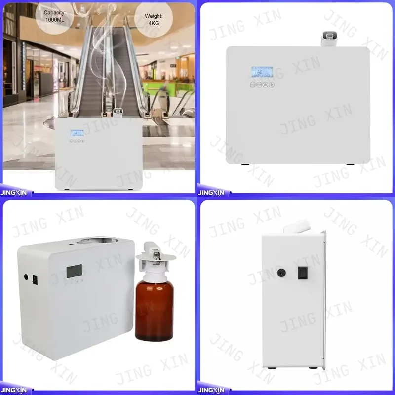 custom for Waterless Aroma Diffuser 1000ml Hotel Scent Machine Metal HVAC Fragrance Oil Diffuser Commercial Air Freshener