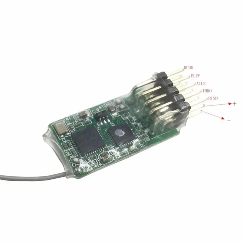 4100E ตัวรับ4Ch 2.4กิกะเฮิร์ตซ์ DSM2มินิเต็มช่วง + 800เมตรเครื่องบิน RC 4100X สำหรับ jr/ เครื่องส่งสัญญาณ