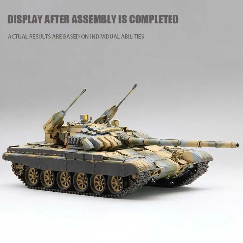 Amusing Hobby plastic assembly model kit 35A039 T72M2 main battle tank Slovakian with two mechanism guns 1/35