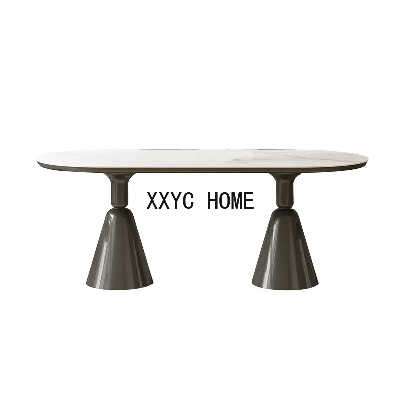 

Каменная тарелка во французском кремовом стиле, маленькая квартира, домашний табурет, обеденный стол, светильник, роскошный современный простой стол и стул High Sense