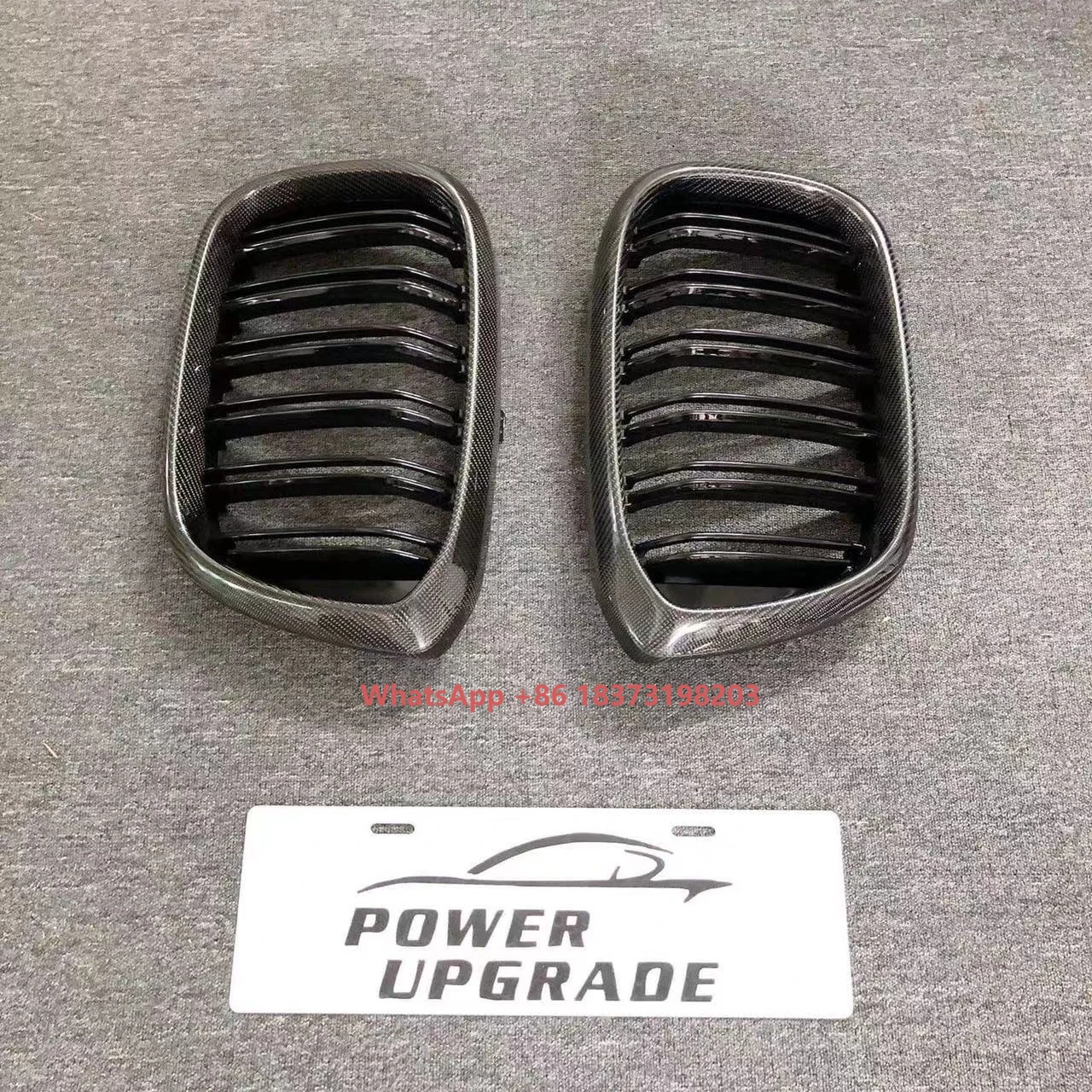 

Carbon Fiber Front Bumper Dual Grille Carbon Parts Auto Parts for X4M F98 X3M F97 Grille Body Kit Retrofit Accessories