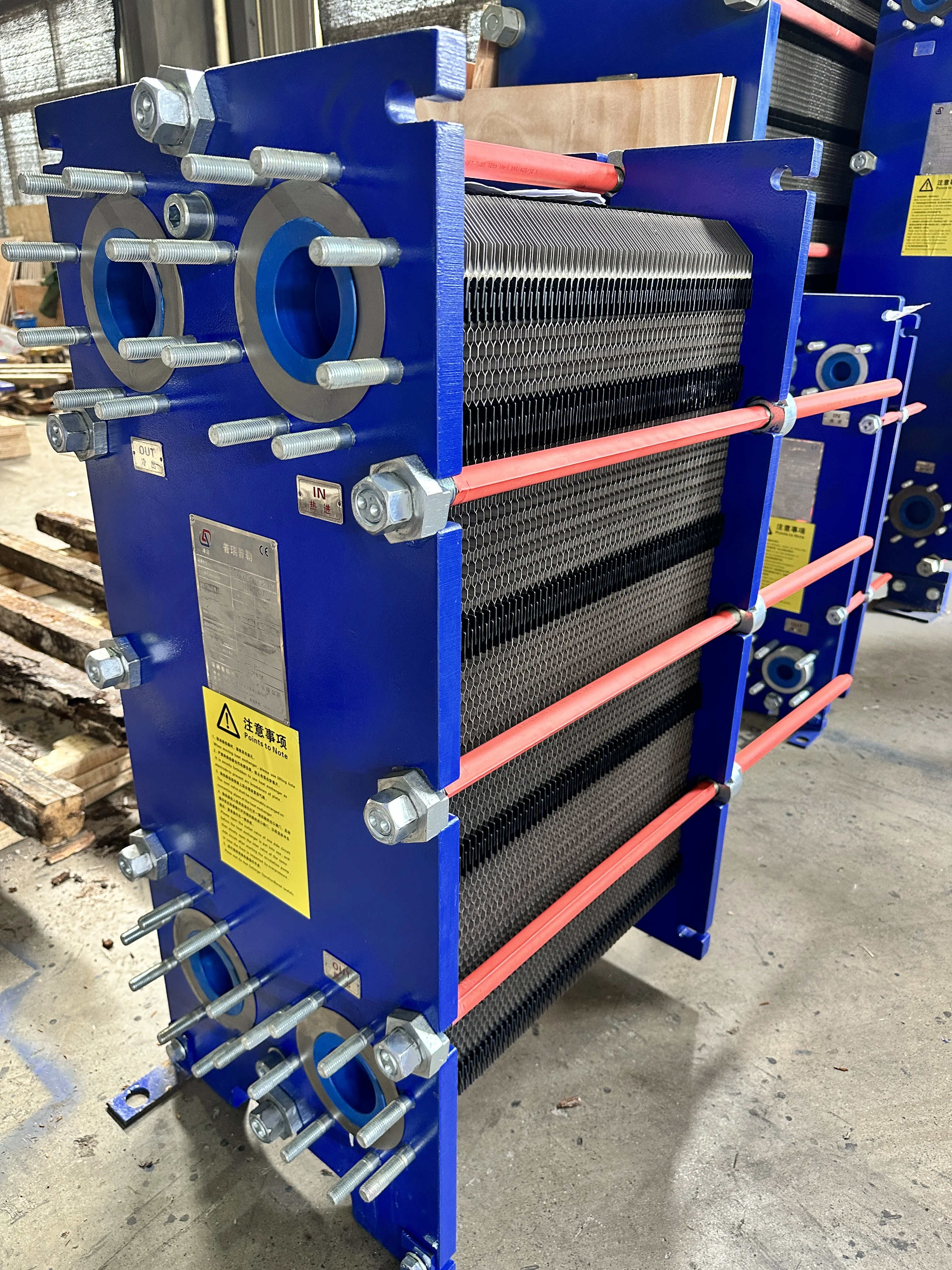 Industrial High Temperature Resistant Stainless Steel Plate Heat Exchanger with Long Service Life and High Productivity
