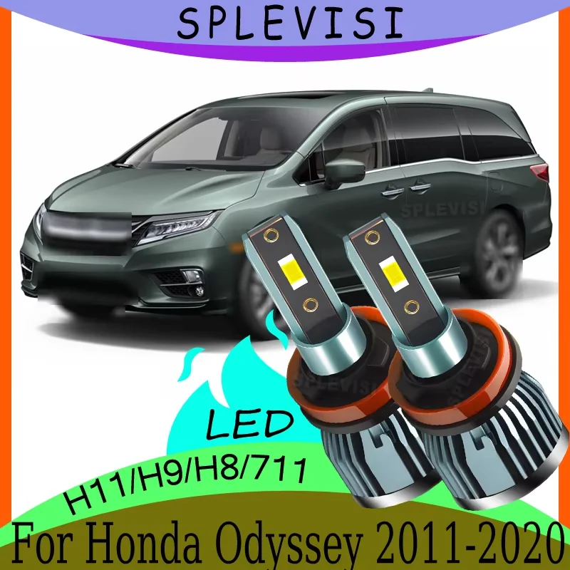 High-Quality Clear Visibility Low Beam LED Bulbs H11 H8 H9 For Honda Odyssey 2011 2012 2013 2014 2015 2016 2017 2018 2019 2020