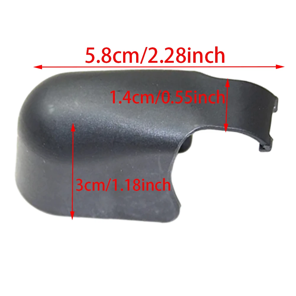 Fit for Toyota Yaris 2000-2005 Black Car Rear Wiper Arm Cap Cover Quick and Easy Installation 85244-52010 8524452010 85244 52010