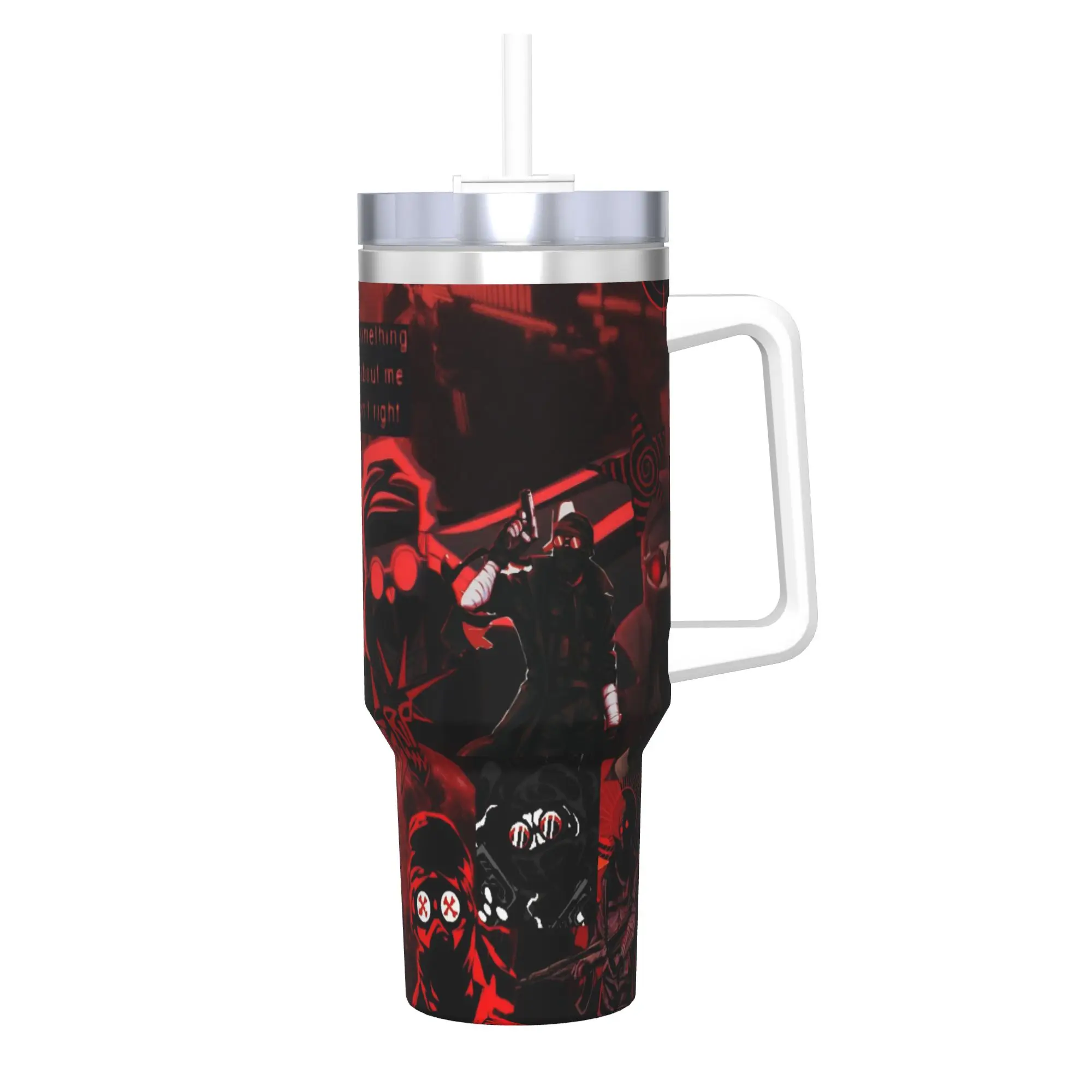 MADNESS COMBAT Hank 40oz Tumbler Stainless Steel Double Wall Vacuum Insulated  Mug Cups With Straw