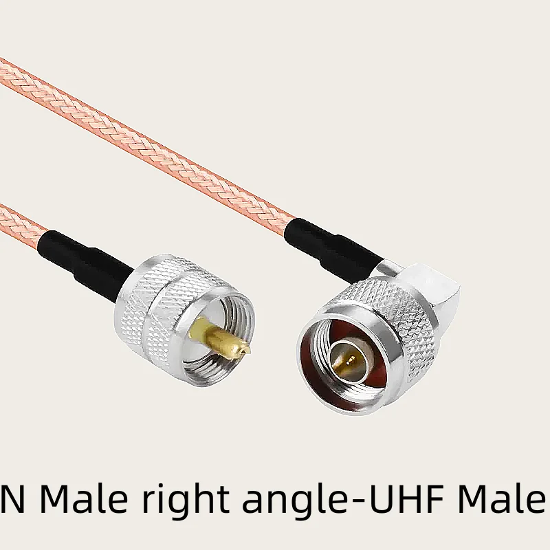 RG142 Cable SO230 PL259 UHF Male Female to N Male right angle Connector 50ohm RF Coaxial Pigtail Jumper Cables