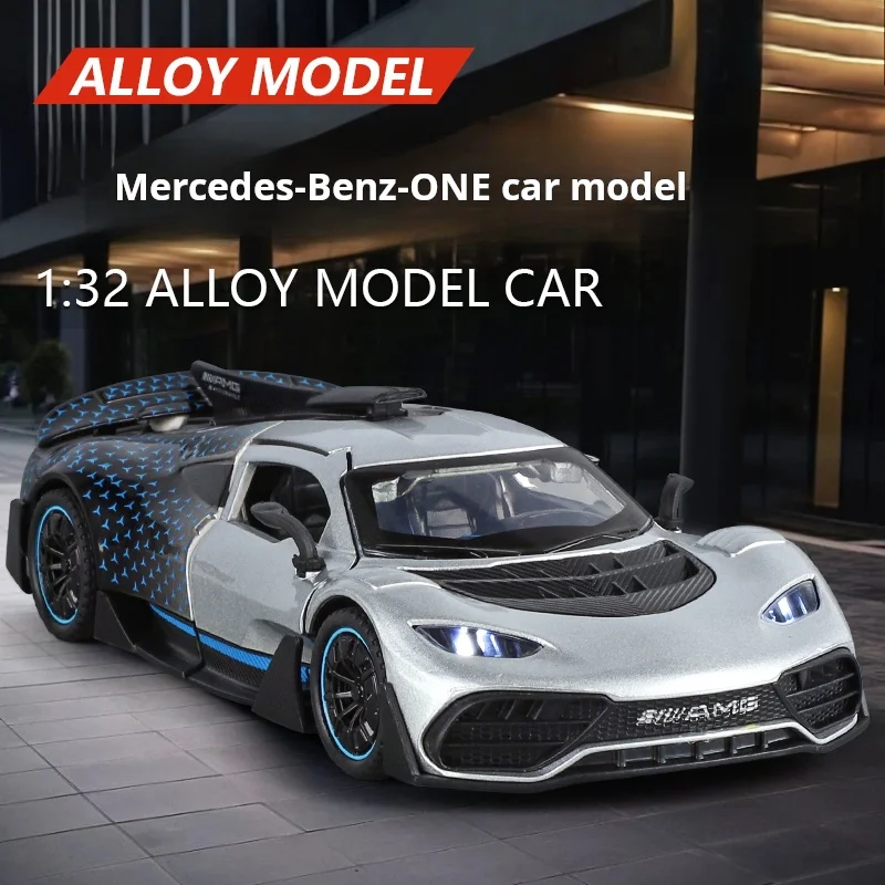

1:32 AMG One Collector's Edition Alloy Car Model Simulation Vehicle Model F1 Super Car Collectible Decoration Pull Back
