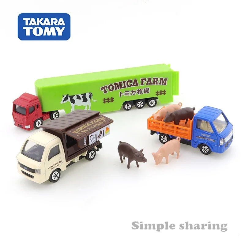 Takara Tomica Tomica mile widziane! Zestaw traktor zabawka Tomica zabawki ze stopu samochód silnikowy Model odlewany Metal prezent świąteczny dla dzieci zabawki dla chłopców