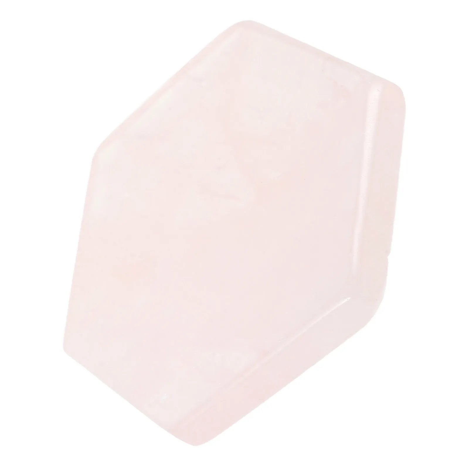 Hexagon Pink Quartz Cup Coaster Insulated Decorative Drink Holder Heat Insulation Non-Slip Protective Coffee Cup Mat for Home