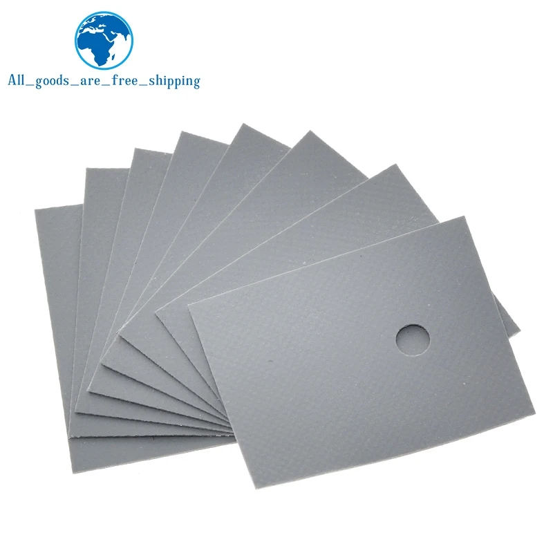 TZT 10/100pcs Large TO-3P silicone sheet insulation pads silicone insulation film