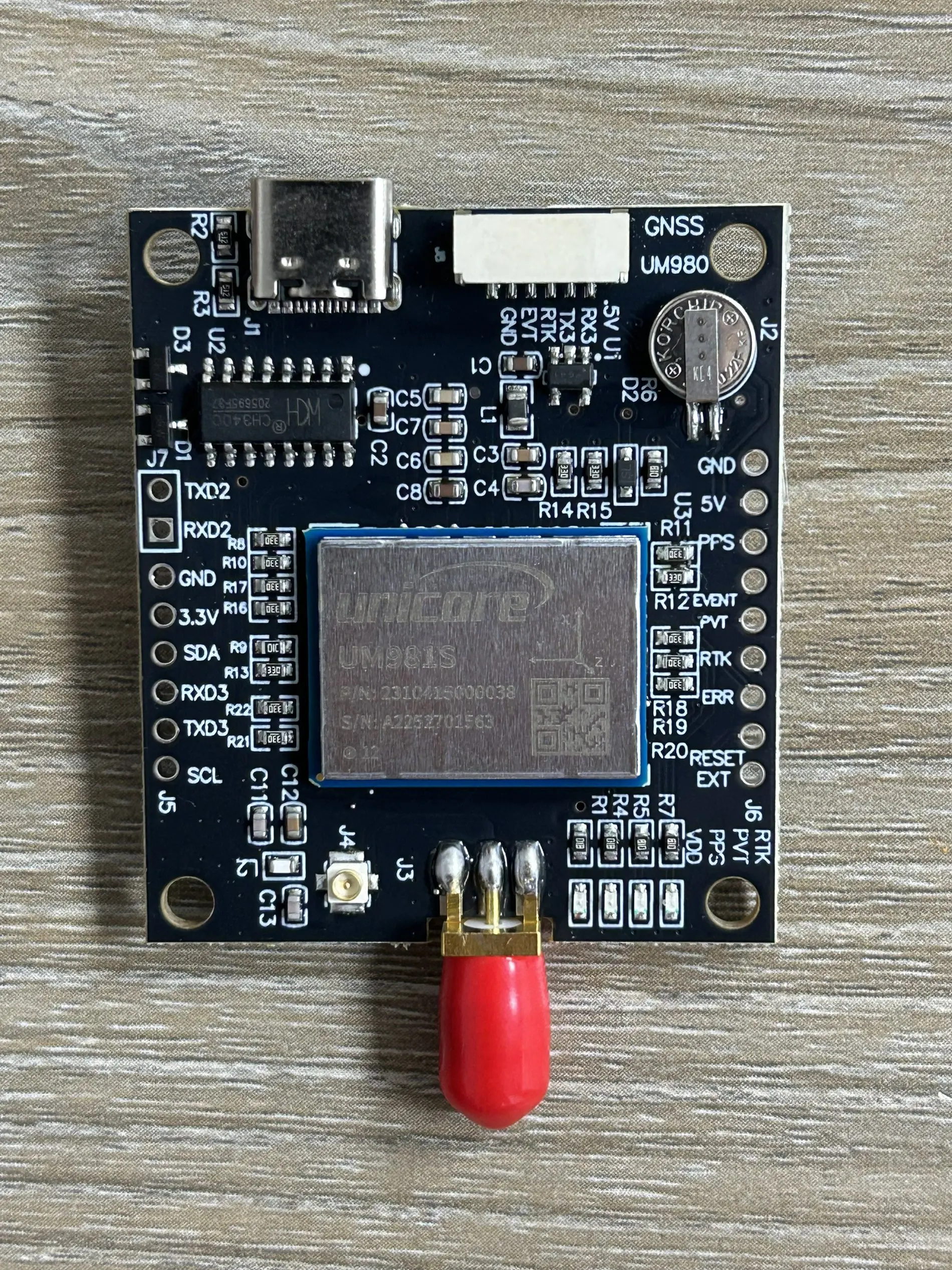 UM981S Excellent board Works Serial I2C and SPI ESP32 controlling I2C and SPI