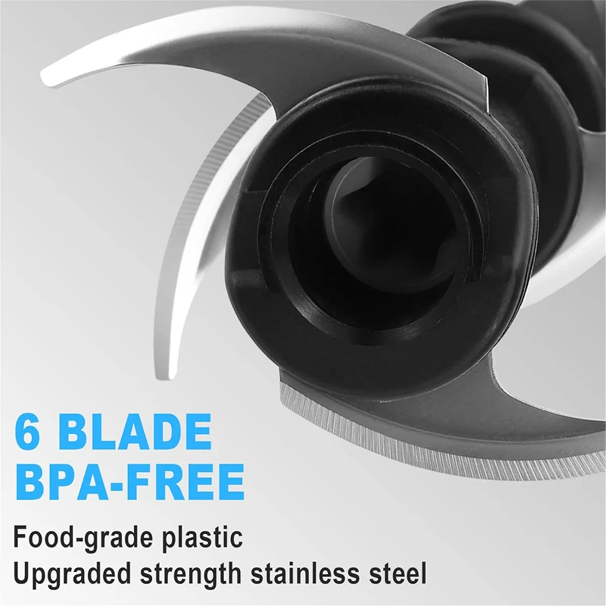 Blender 6 Blade Replacement for Ninja 72 Oz Pitcher BL660 BL681A BL682 BL700 BL780 BL910 BN701 BN751 BN801 CO610